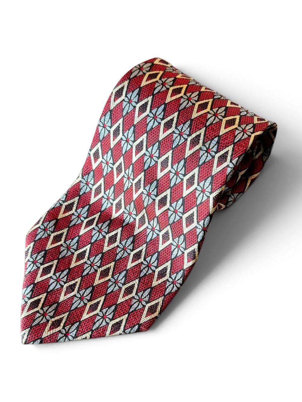 Nordstrom Classic Red Geometric Men's silk Tie